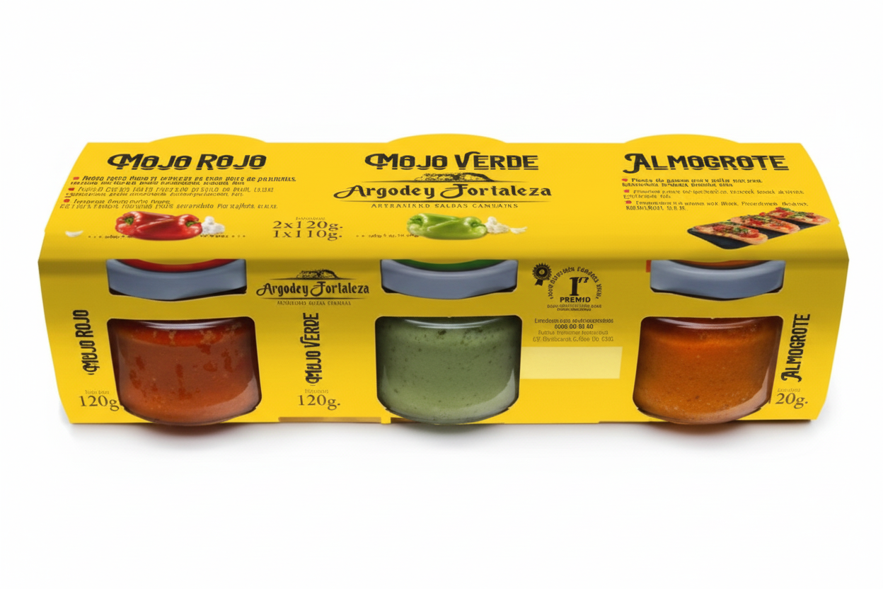 Pack Mojo Picón- Verde - Almogrote Argodey 3x60 Gr