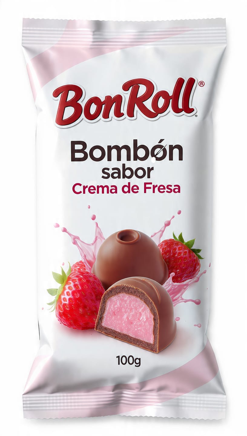 Choconolas sabor a crema de fresa 100 Gr.
