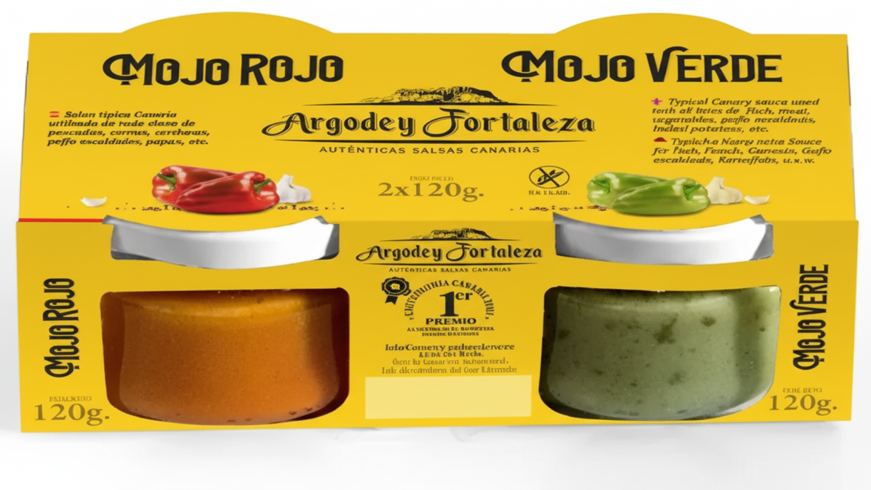 Pack Mojo Picón - Verde - Gourmet 2x120gr Argodey