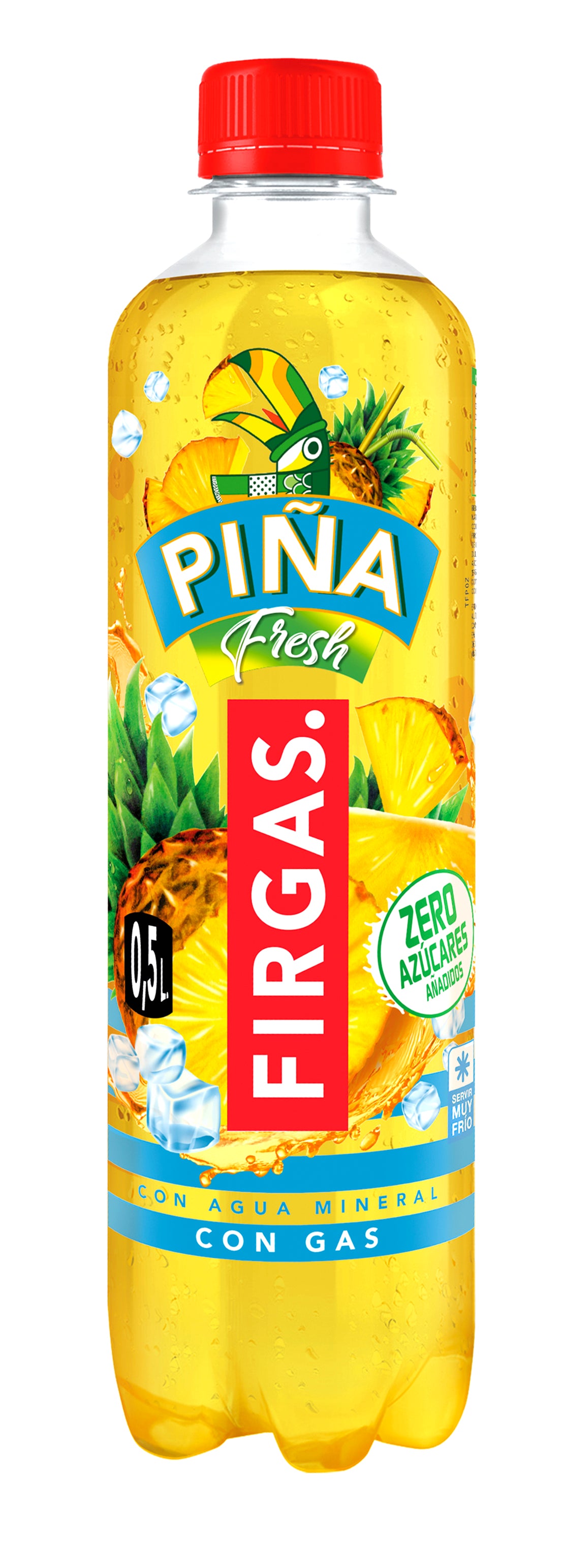 Agua con gas firgas piña 50cl.